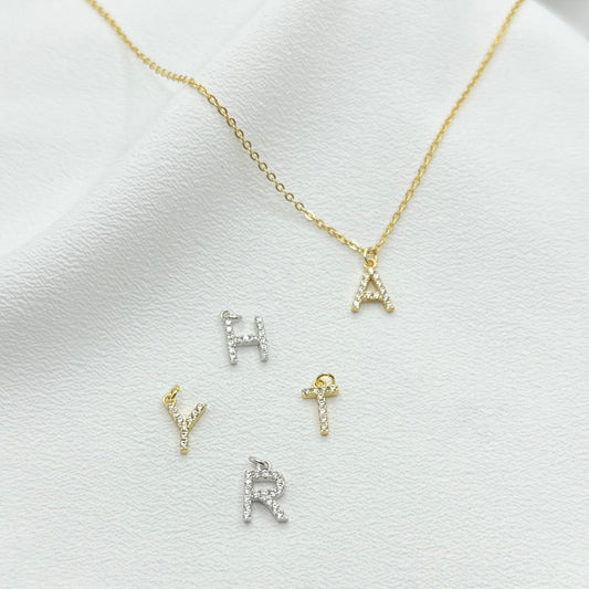 925 Sterling Silver Letter necklace